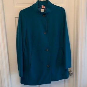 Beautiful teal lightweight coat